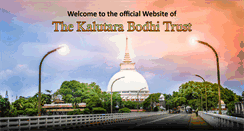 Desktop Screenshot of kalutarabodhiya.com